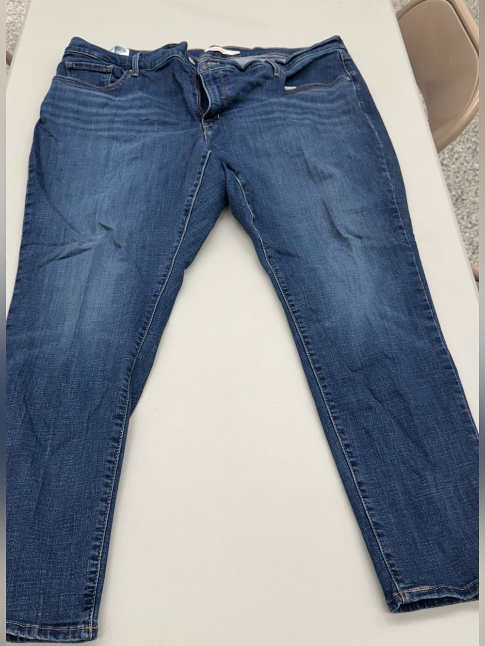 Levi's Plus Size 311 Shaping Skinny Women's Navy Blue Denim Jeans
